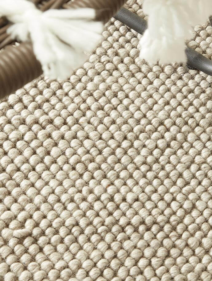 La Playa Natural Solid Rug | Coastal Breeze Collection