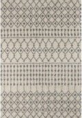 Moroccan Ivory Grey Shaggy Rug | 1000