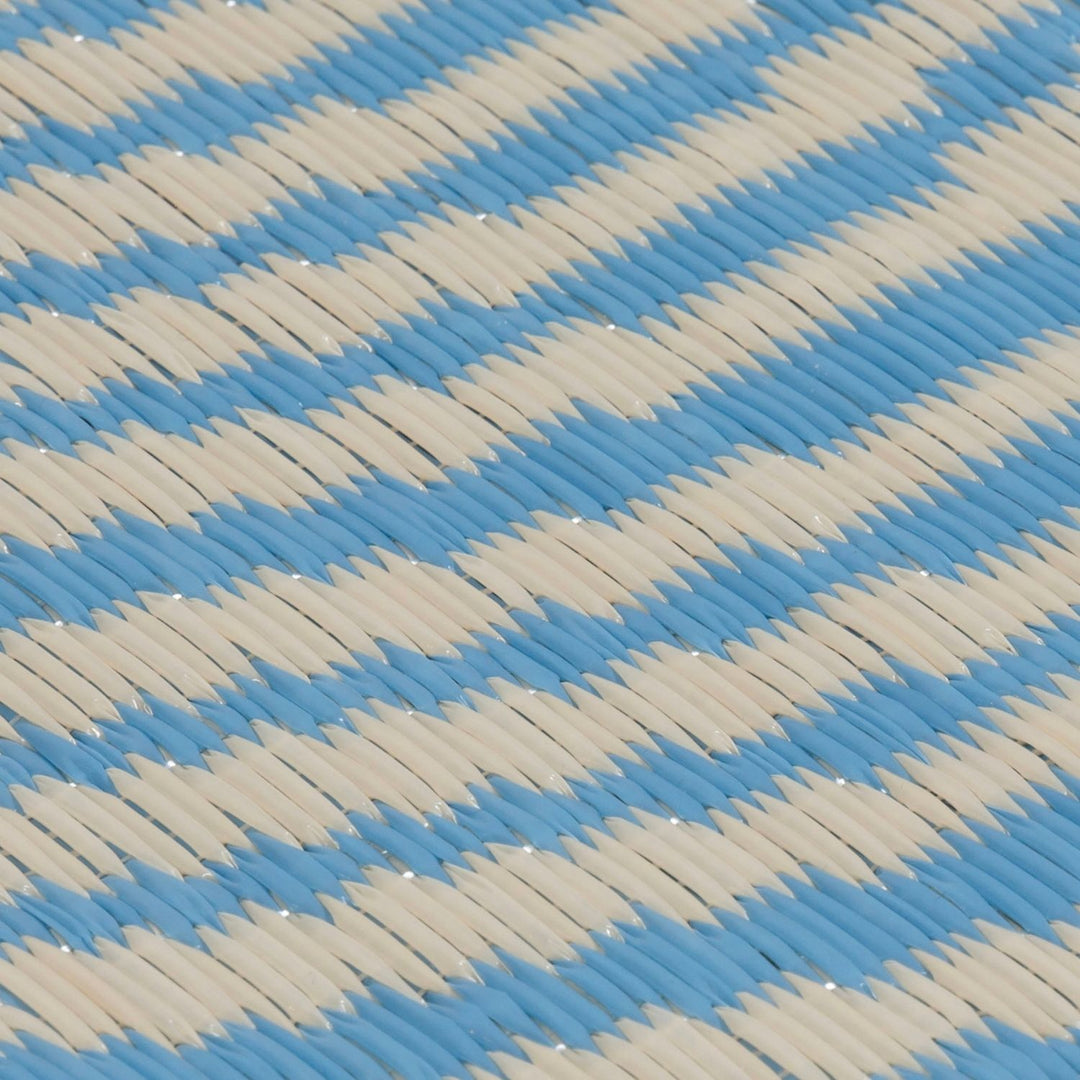 Urban Outdoor Rug Blue & Beige | Modern Geometric Design