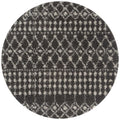 Moroccan Dark Grey Shaggy Rug | 1040
