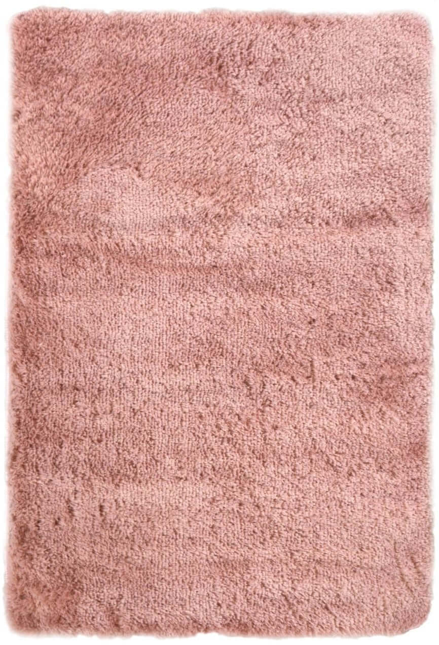 Machine Washable Shaggy Rug Plain Design in Pink – The Rugs