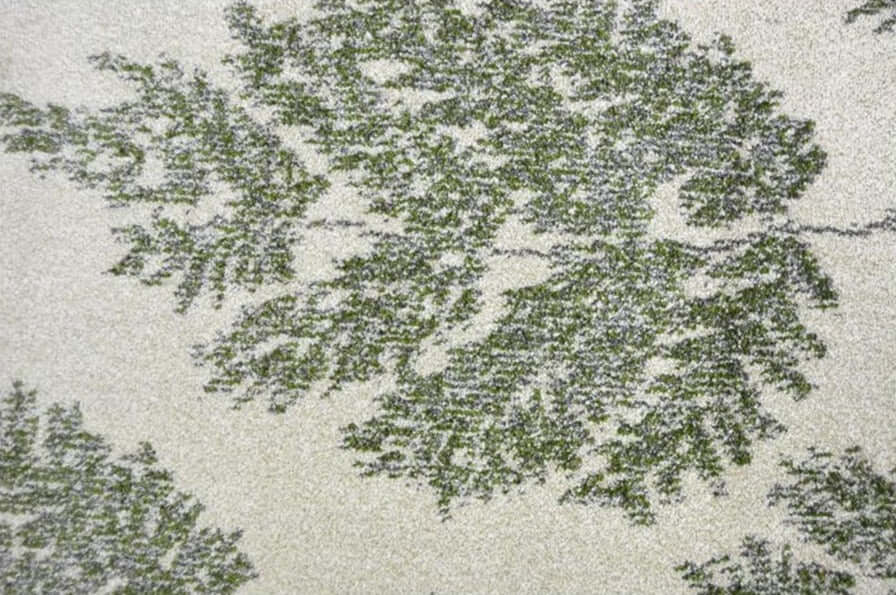 Floral Design Green Living Room Rug | Stylish | The Rugs