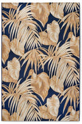 Villeroy & Boch Indoor & Outdoor Rug Oktavie Dark Blue Gold