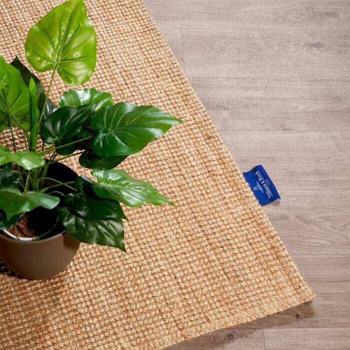 The Rugs Handwoven Natural Jute Rug - Eco-Friendly & Unique