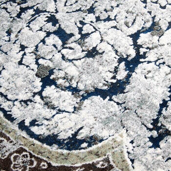 The Rugs Vintage Medallion Rug - Luxurious Brown Design