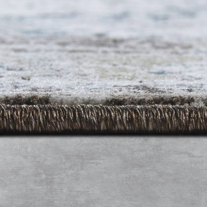 The Rugs Vintage Medallion Rug - Luxurious Brown Design