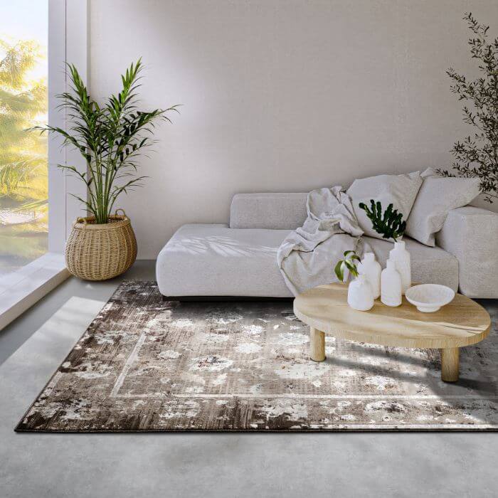 The Rugs Vintage Floral Short Pile Rug - Timeless Elegance