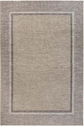 Villeroy & Boch Brown Bordered Rug - Indoor & Outdoor