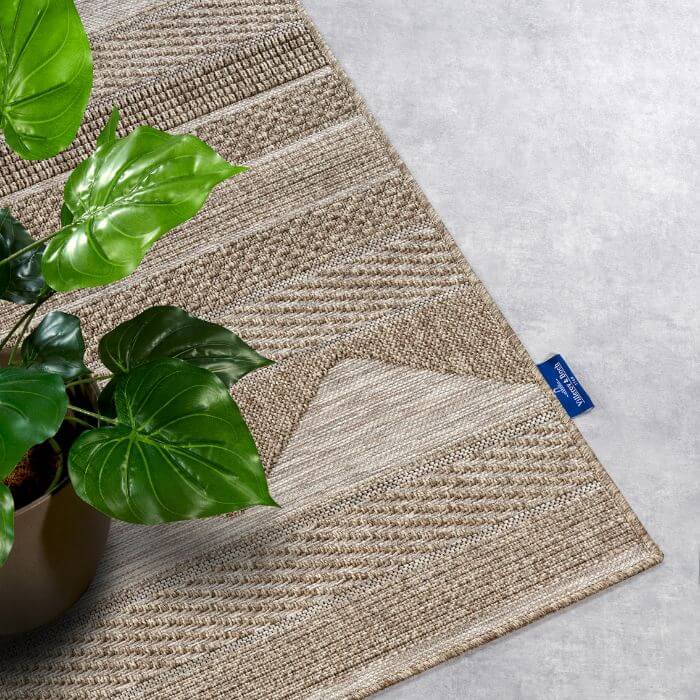 The Rugs Natural Brown Flat-Weave Indoor & Outdoor Rugs