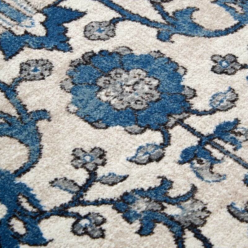 The Rugs Vintage Floral Design Short Pile Rug