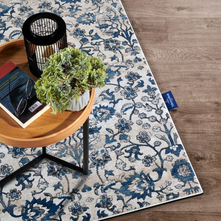 The Rugs Vintage Floral Design Short Pile Rug