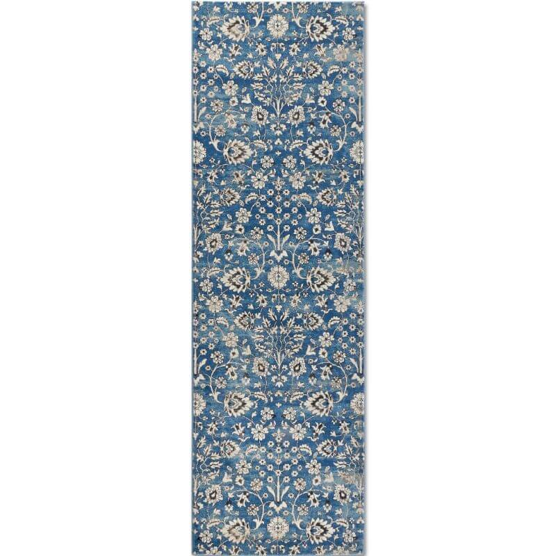 The Rugs Vintage Floral Design Short Pile Rug