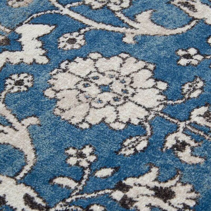 The Rugs Vintage Floral Design Short Pile Rug