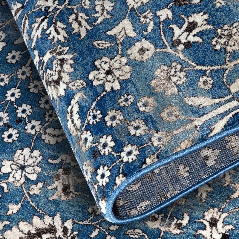 The Rugs Vintage Floral Design Short Pile Rug