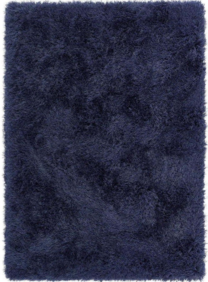 Extravagance Navy Shaggy Rug | Inspired Luxury | The Rugs