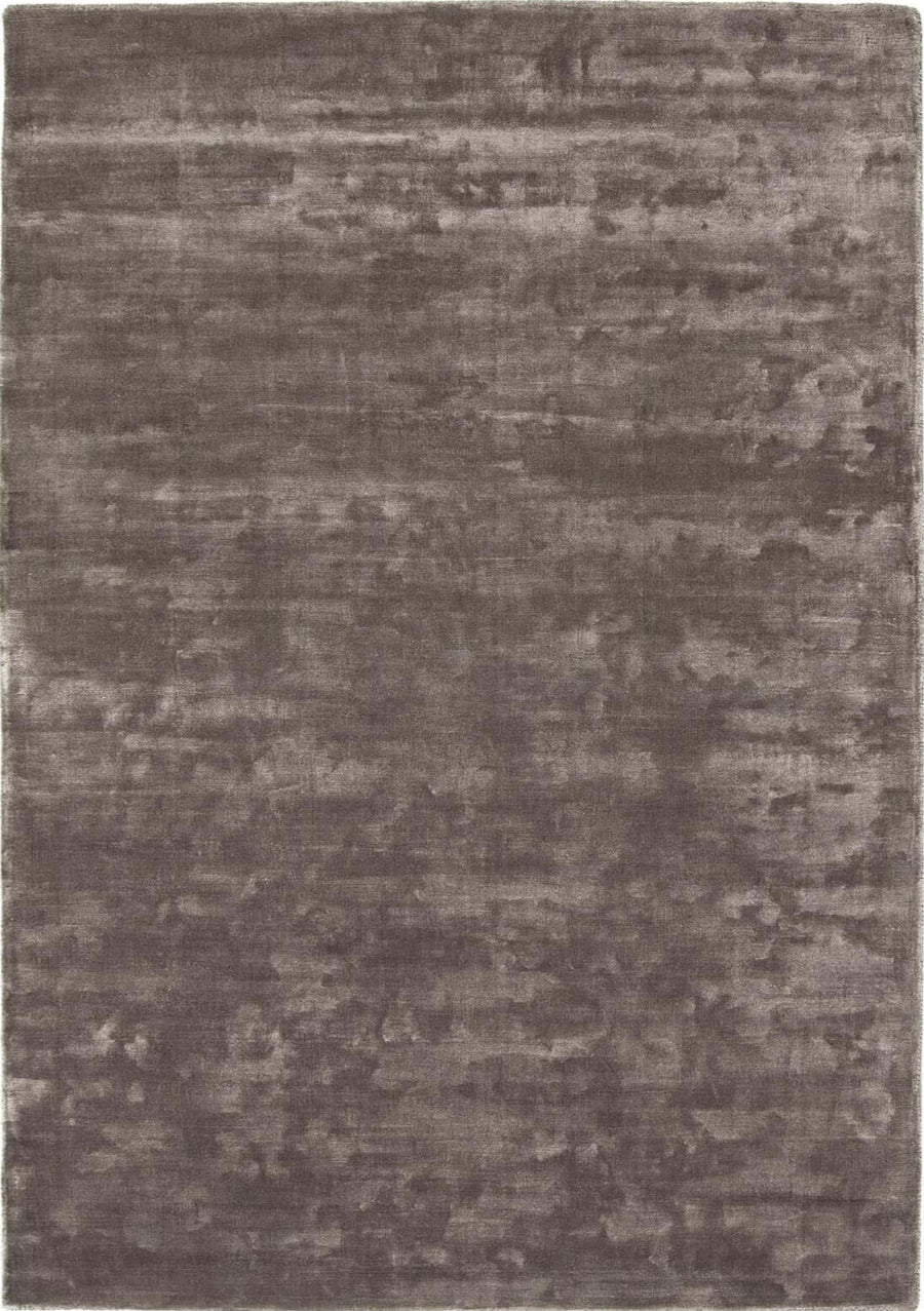 Karma Dark Grey Solid Luxury Viscose Rug – The Rugs