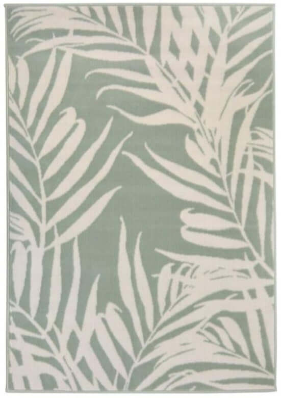 Green Leaf Living Room Rug | Durable & Stylish | The Rugs
