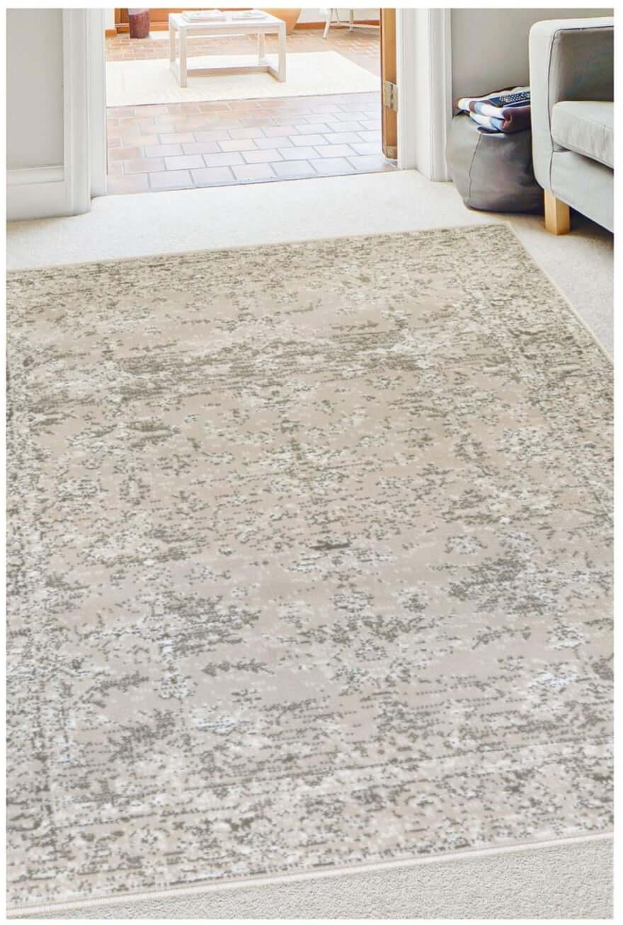 Vintage Design Area Rug in Cream – The Rugs