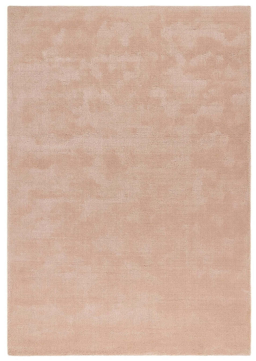 Hush Solid Coral Pink Luxury Rug – The Rugs