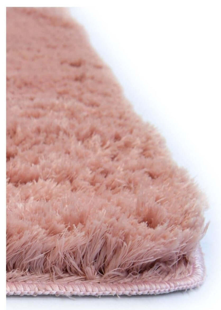 Machine Washable Shaggy Rug Plain Design in Pink – The Rugs