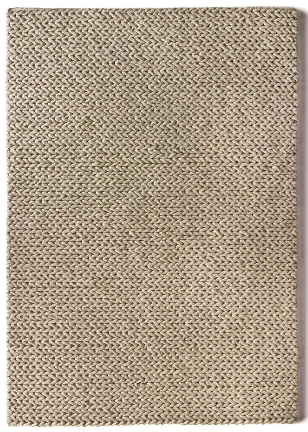 Fusion Oyster Braided Wool Rug | Handwoven Luxury | The Rugs