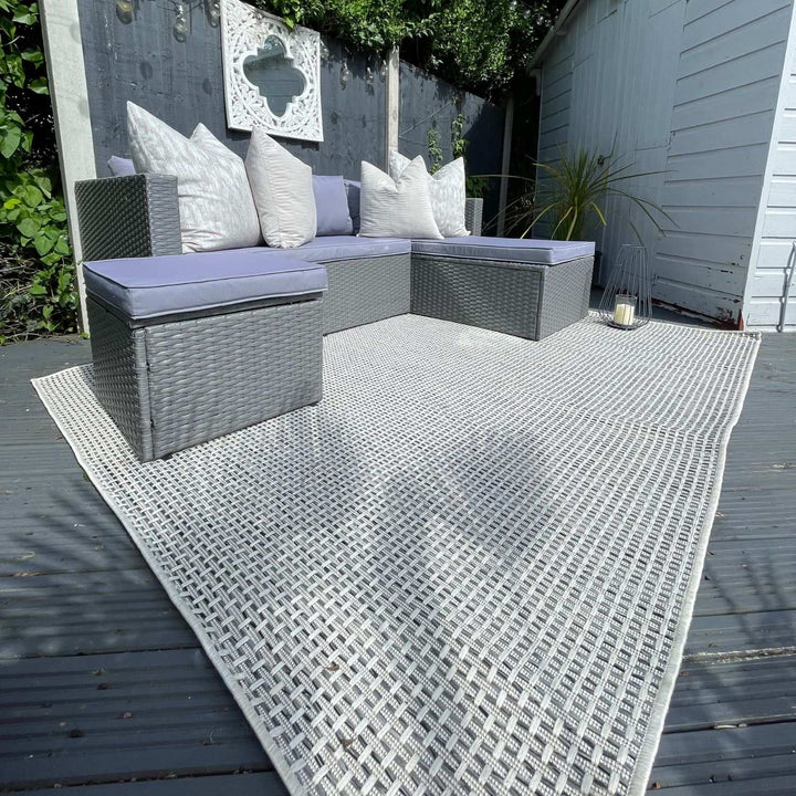 Cream Outdoor Rug for Patio and Garden | The Rugs