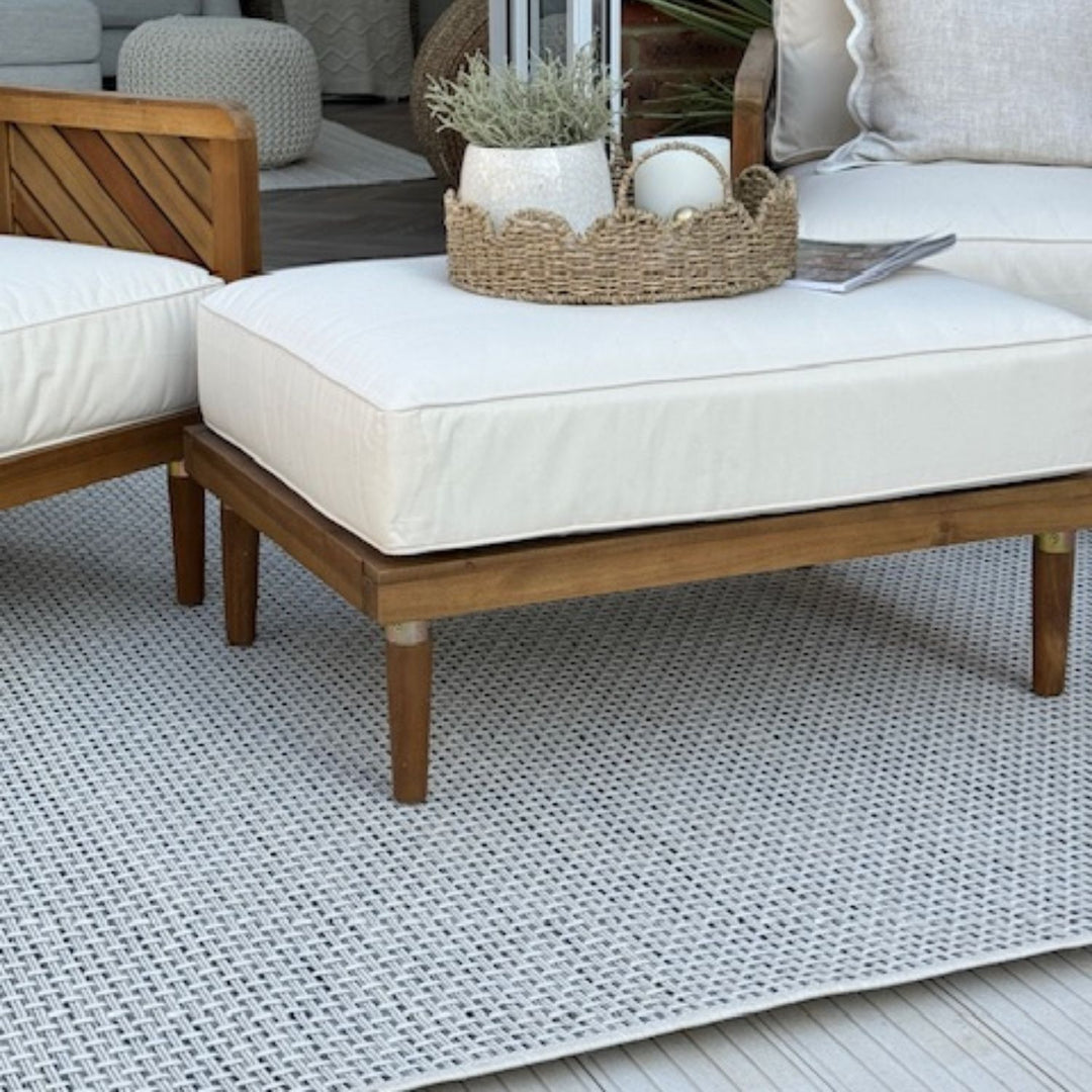 Cream Outdoor Rug for Patio and Garden | The Rugs