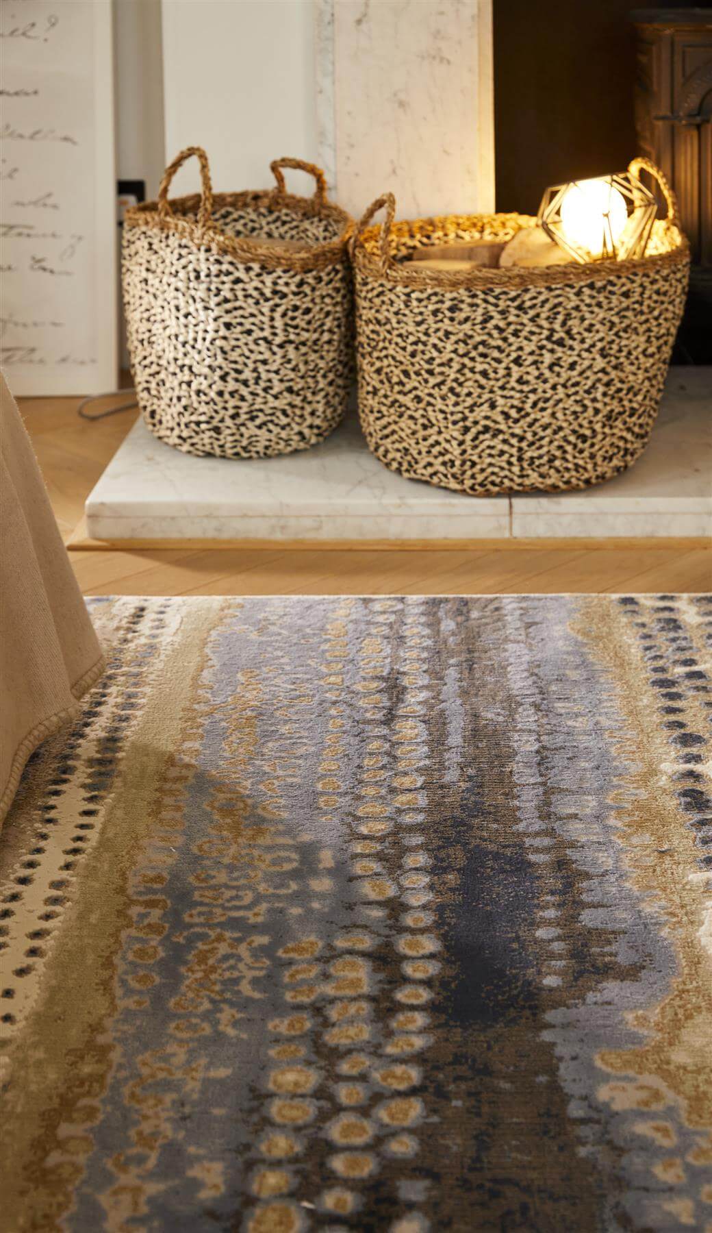 Batik Multicolour Abstract Rug | Unique Design | The Rugs