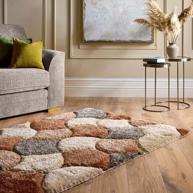 The Rugs 3D Carved Geometric Rug | Modern Home Decor