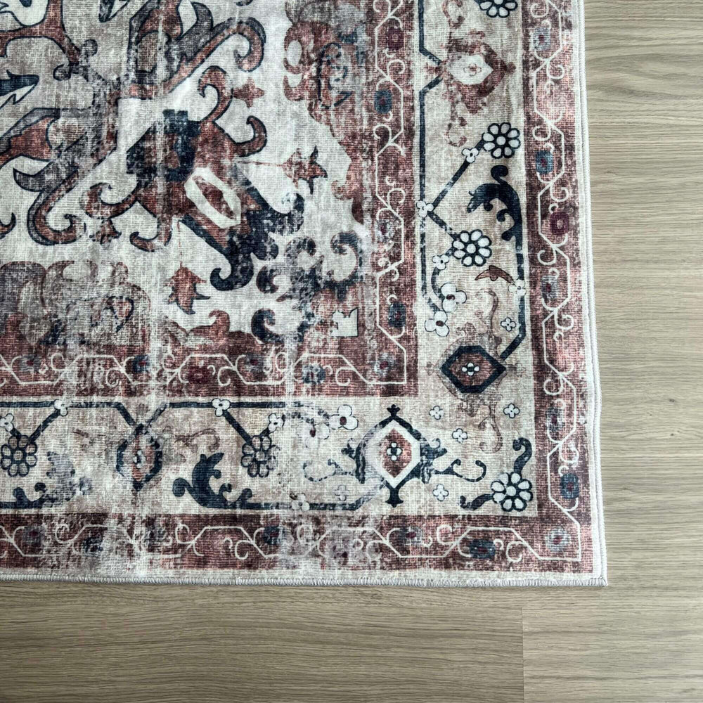 Ultra Soft Machine Washable Rug | Persian Inspired | Bahala