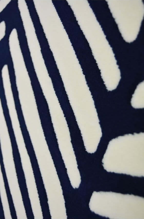 Maestro Herringbone Navy Rug | Low-Pile Elegance | The Rugs