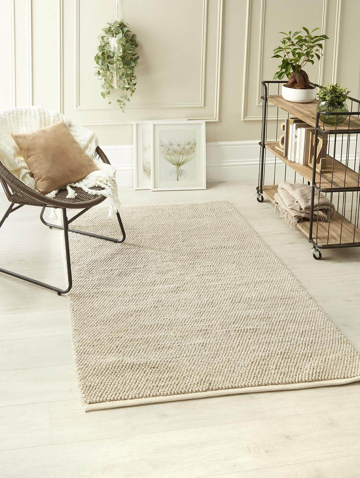 La Playa Natural Solid Rug | Coastal Breeze Collection