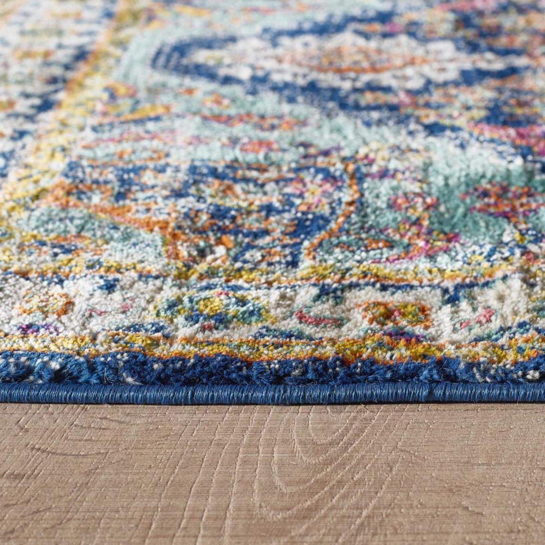 Granada Multicolour Vintage Rug | Emerald – The Rugs