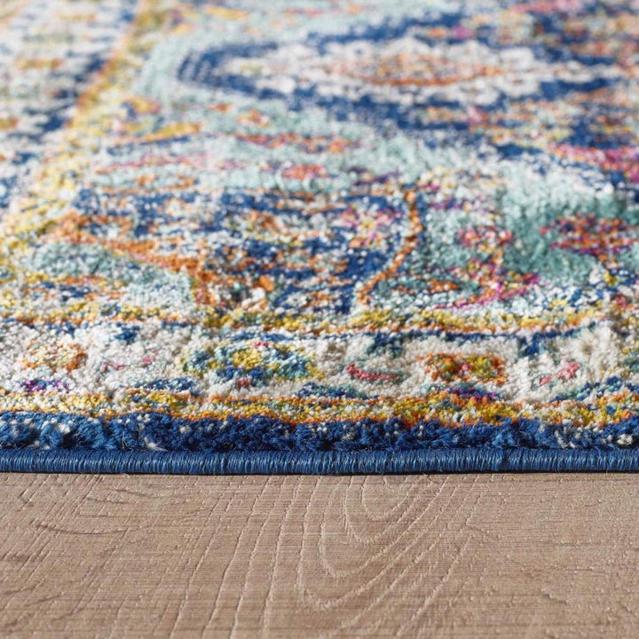 Granada Multicolour Vintage Rug | Emerald – The Rugs