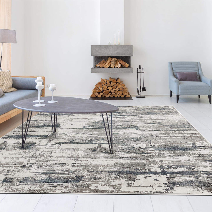 Tokyo Abstract Blue Rug | Modern Luxury for Your Home