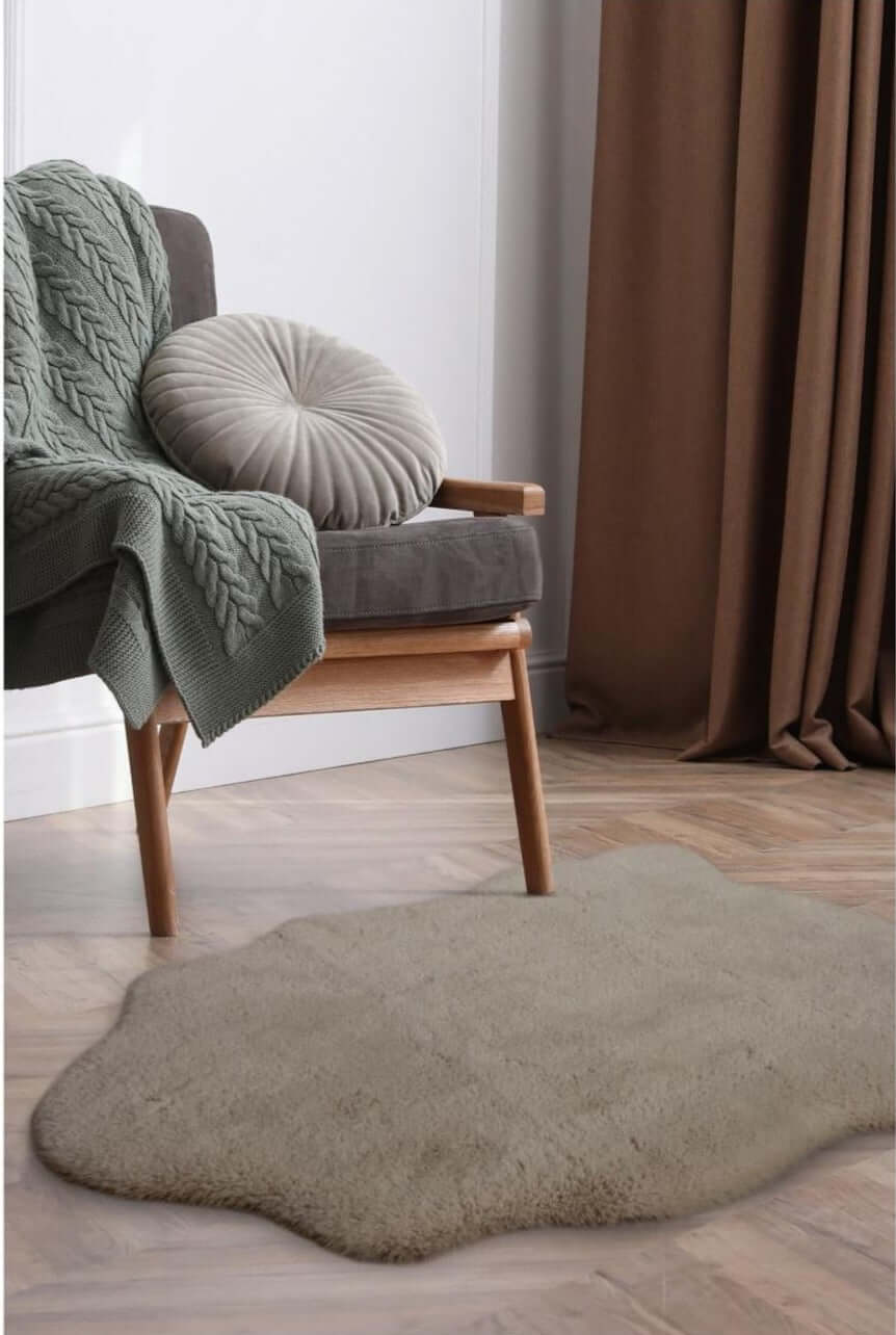 Luxury Natural Faux Fur Rug | Premium Comfort | The Rugs