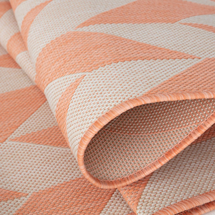 Orange Chevron Outdoor Rug for Garden | Shop Versatile Decor