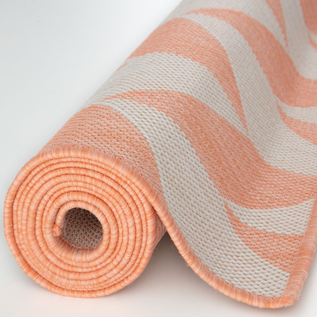 Orange Chevron Outdoor Rug for Garden | Shop Versatile Decor