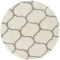 Moroccan Ivory Shaggy Rug | 600