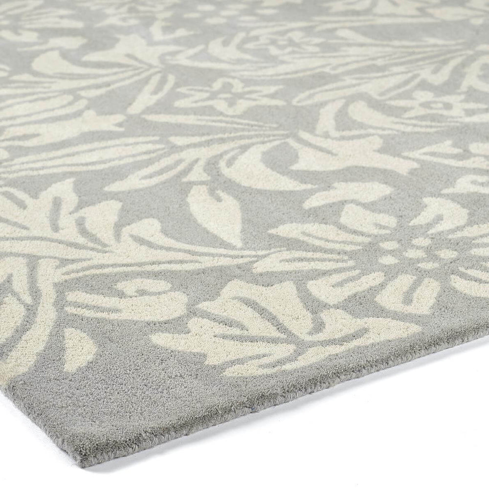 Heritage Lavender Floral Wool Rug | The Rugs |