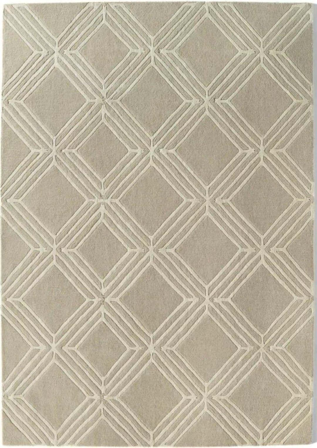 Vienna Mink Geometric Rug | Luxurious Hand-Tufted Area Rugs