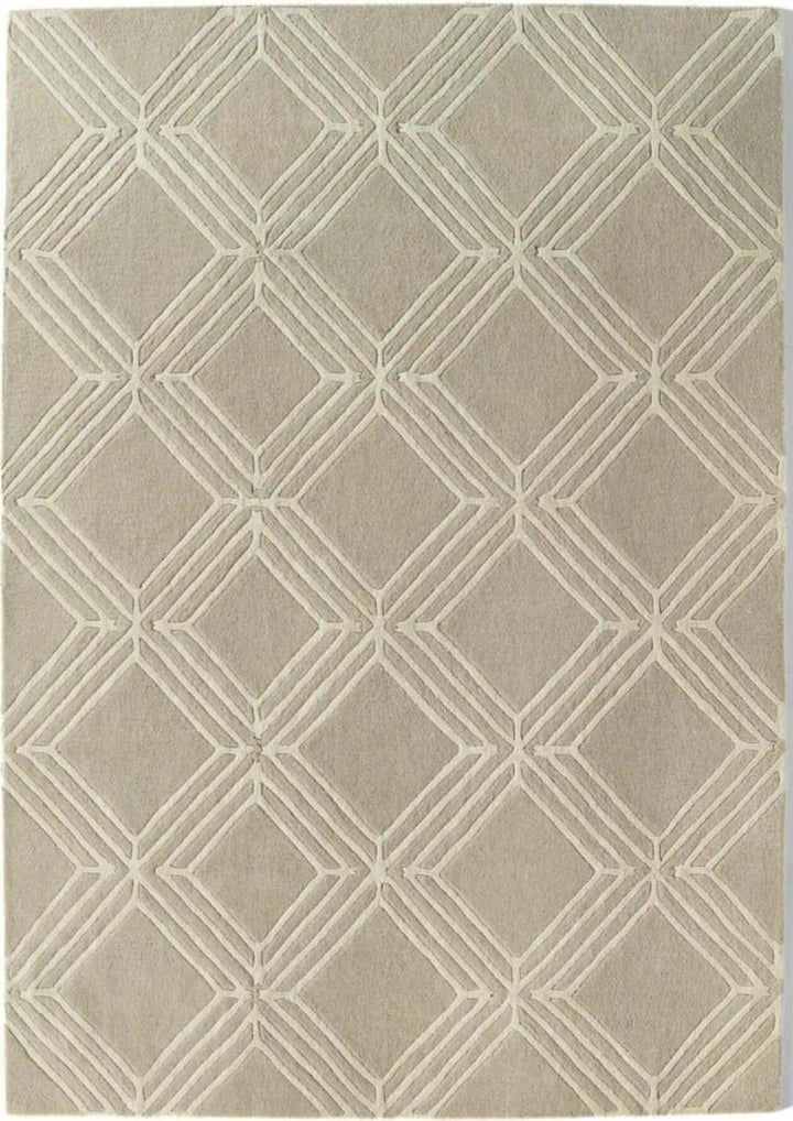 Vienna Mink Geometric Rug | Luxurious Hand-Tufted Area Rugs