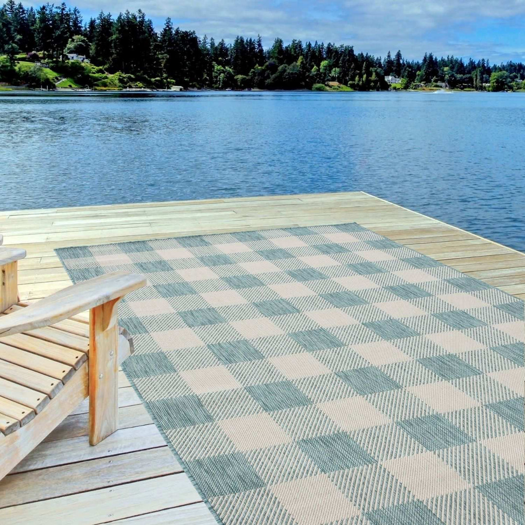 Ecology Outfoor Aqua Rug Weather-Proof
