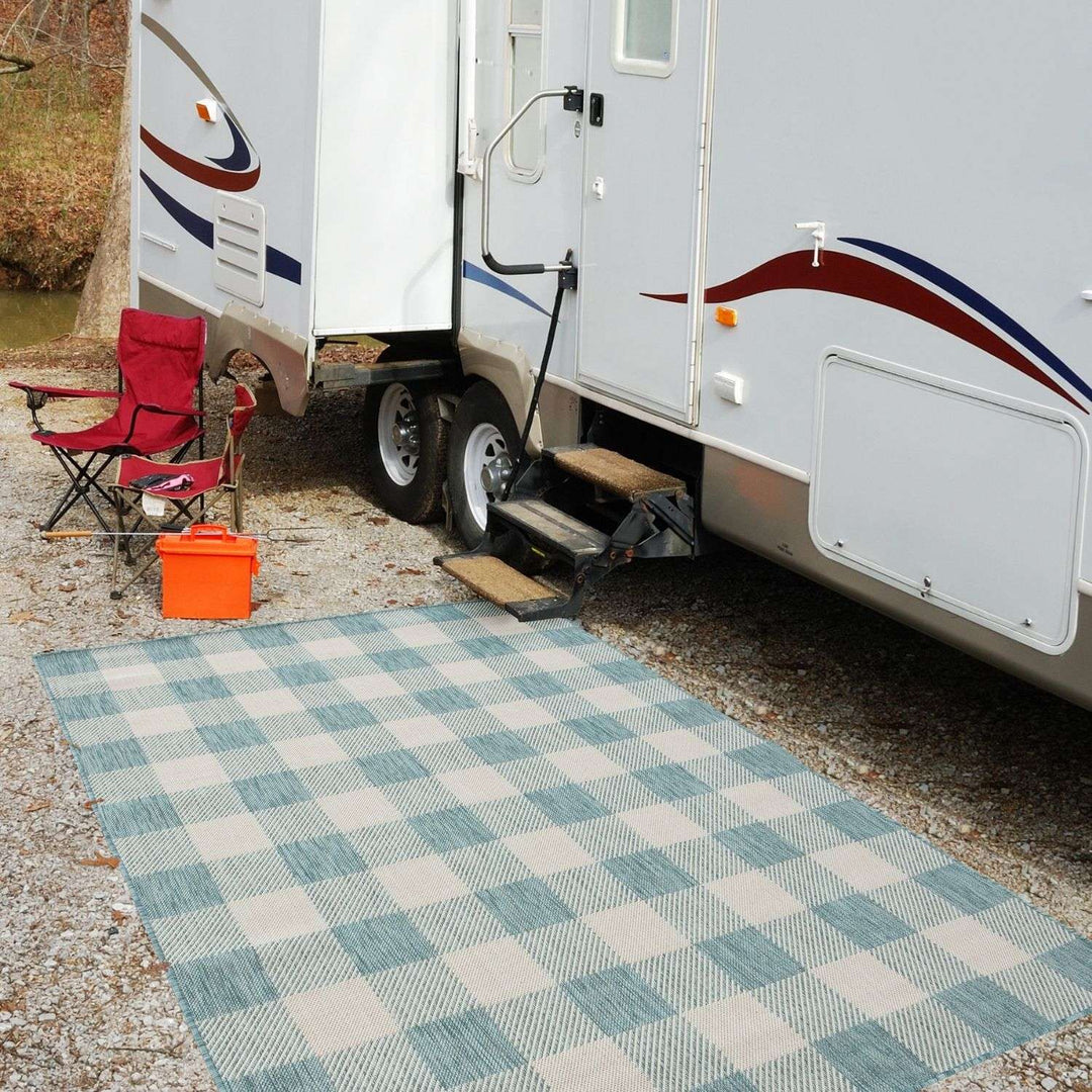 Ecology Outfoor Aqua Rug Weather-Proof