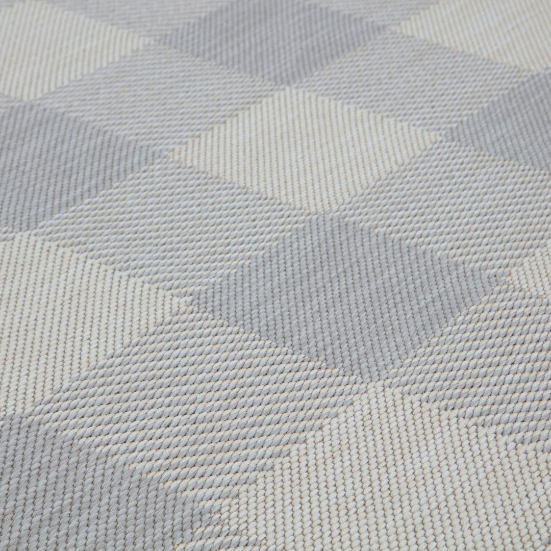 Grey Checkered Outdoor Rug | Garden Elegance | The Rugs