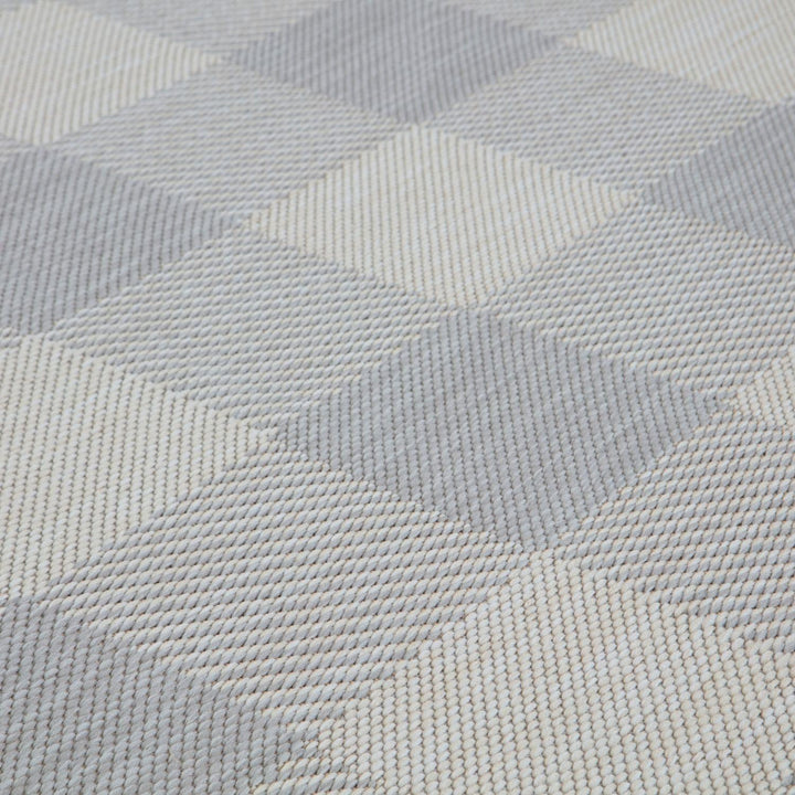 Grey Checkered Outdoor Rug | Garden Elegance | The Rugs