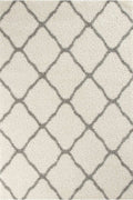 Moroccan Ivory Shaggy Rug | 700