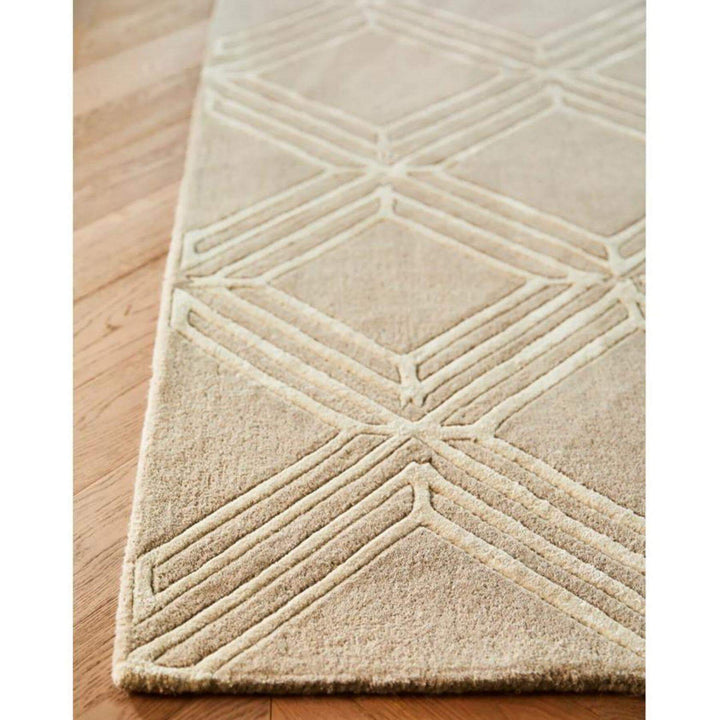 Vienna Mink Geometric Rug | Luxurious Hand-Tufted Area Rugs