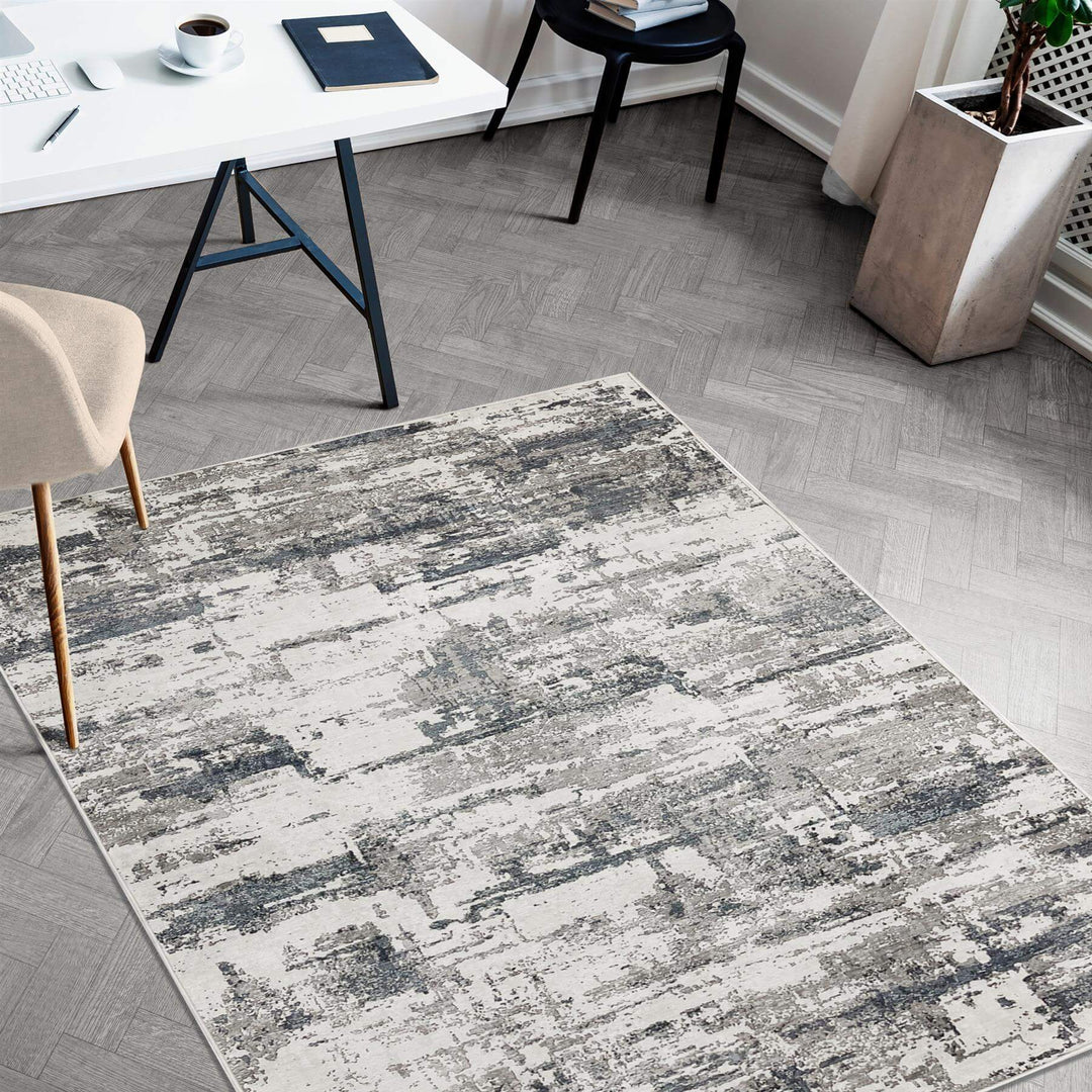 Tokyo Abstract Blue Rug | Modern Luxury for Your Home