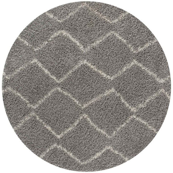 Moroccan Shaggy Grey rug plush rug combines softness, durability